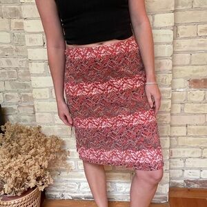 Rampage VINTAGE 90s Pink Midi Skirt